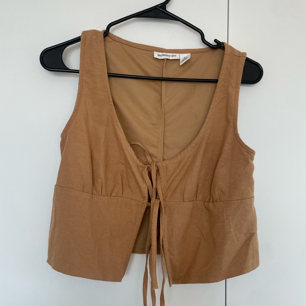 Brown Linen Set